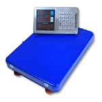 BÁSCULA INALÁMBRICA   40x50cm EN ALFAJOR CAP. 300kg CON INDICADOR EN ACERO INOXIDABLE