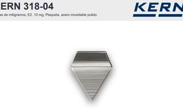 PESA LAMINA CLASE E2 10mg Marca Kern de Alemania