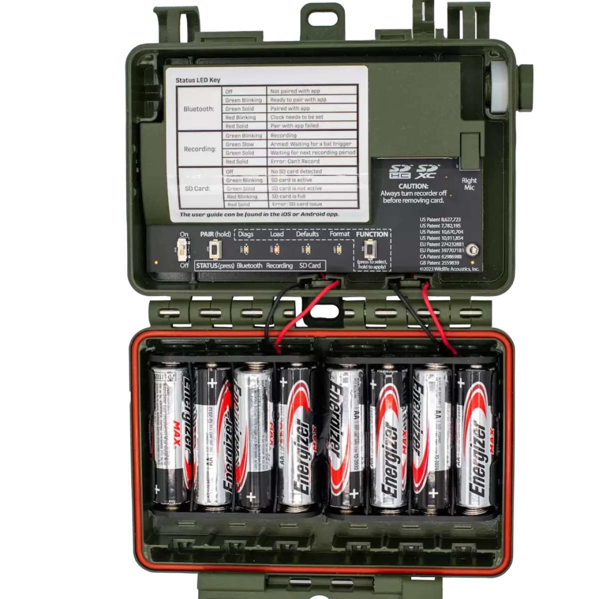 GRABADORA ULTRASONIDO Song Meter® Mini Bat 2 (AA) Ultrasonic-Acoustic Recorder SMMINI2-U-AA - Imagen 3